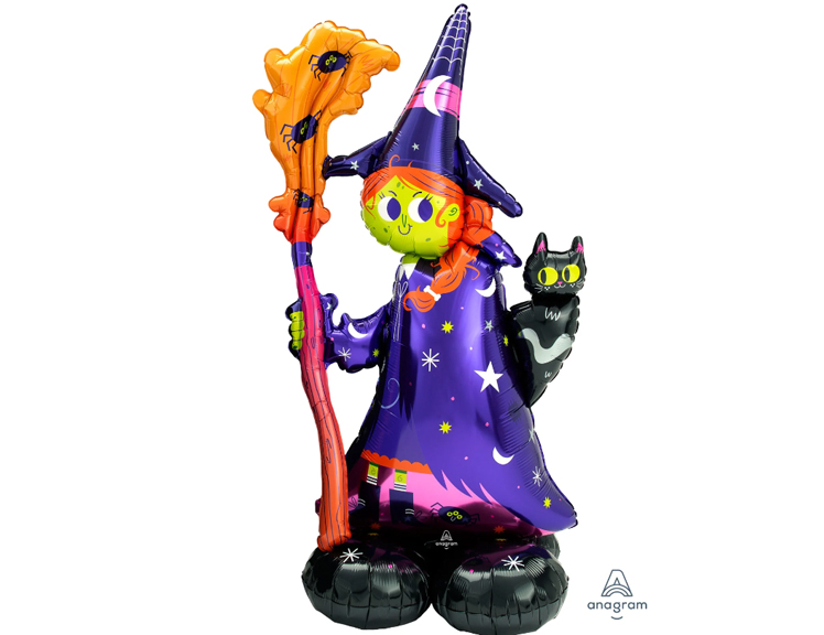 Scary Witch Halloween Airloonz Decoration Balloon Set